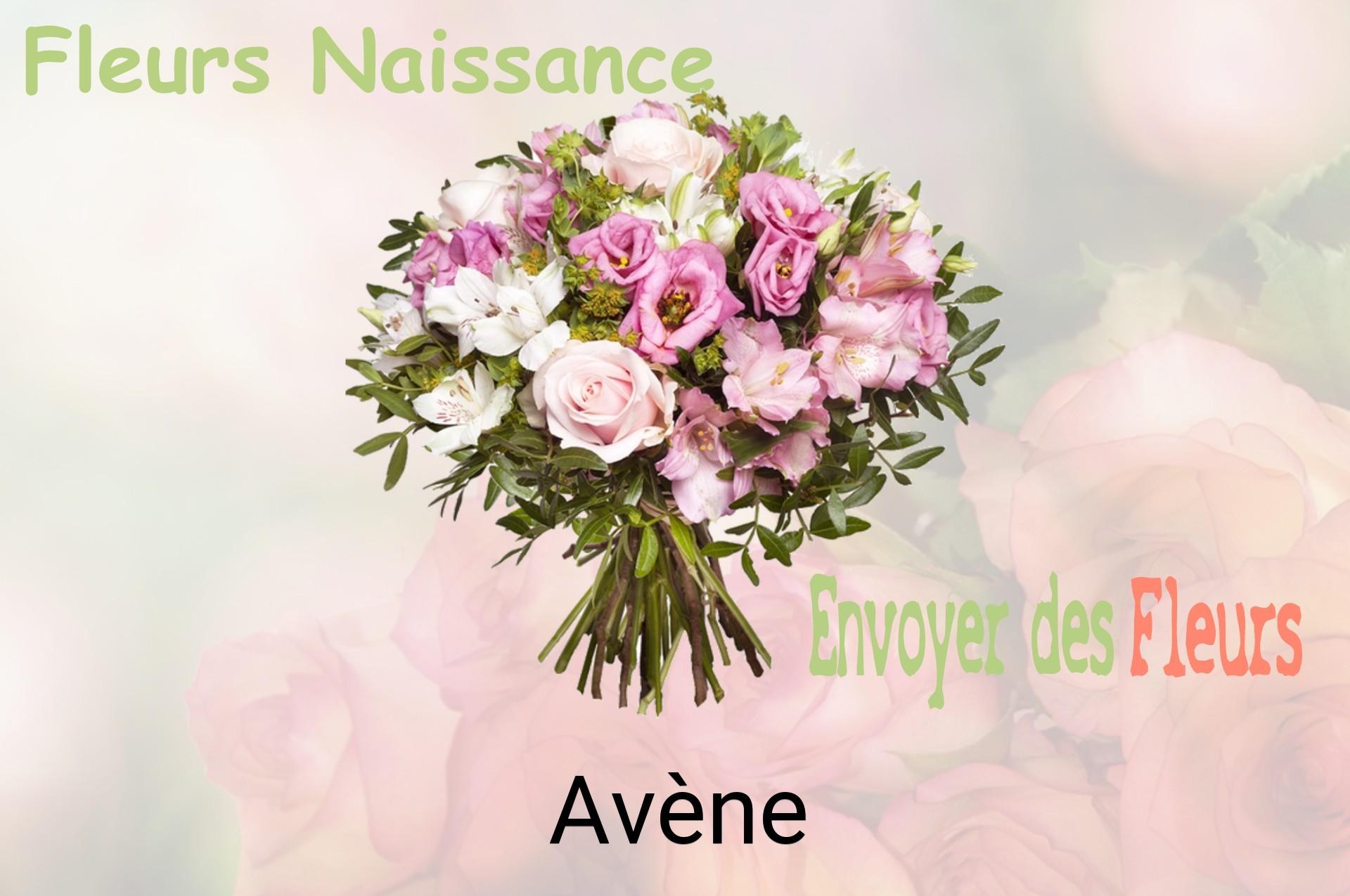 Bouquet de fleurs de naissance livré à Avène